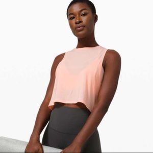 Lululemon Cut Back Crop Tank